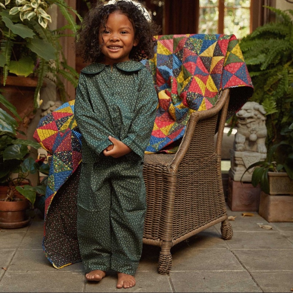 Leaf play suit from Doen